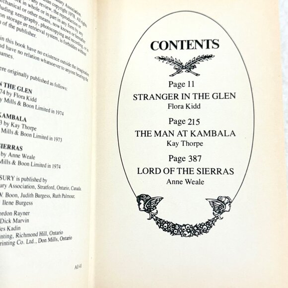 Vtg. Romance Treasury Anthology by The Romance Treasury Association (1978) - Picture 5 of 11